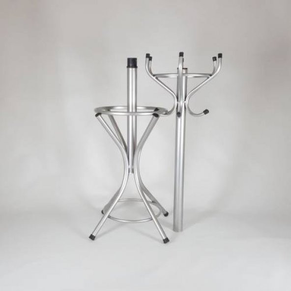 Ayaklı Metal Askılık Metal Portmanto 80 Kg Taşıma Kapasitesi Maximum Kalite Demonte Askılık - 3
