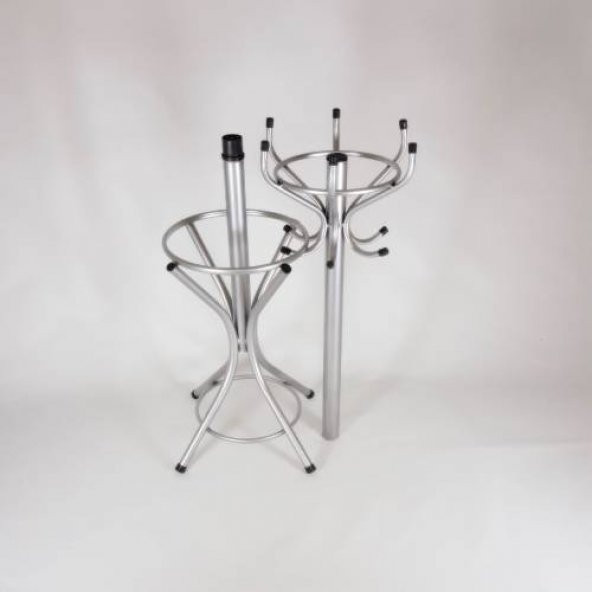 Ayaklı Metal Askılık Metal Portmanto 80 Kg Taşıma Kapasitesi Maximum Kalite Demonte Askılık - 4
