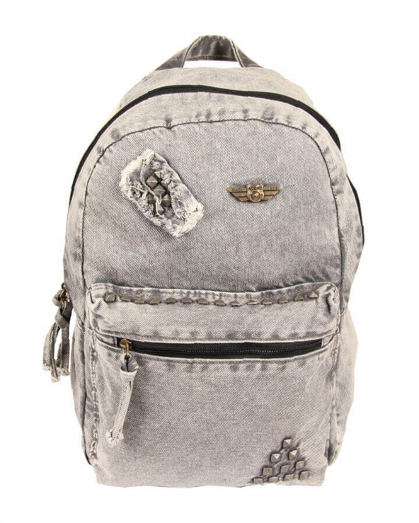 Alone Denim Kadın Sırt Çantası 5118 Sis Denim - 3