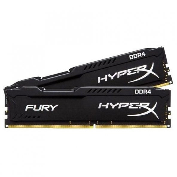 Kingston Hyperx Fury Black 8Gb(2X4Gb) 2400Mhz Ddr4 Ram (Hx424C15Fbk2/8) - 1
