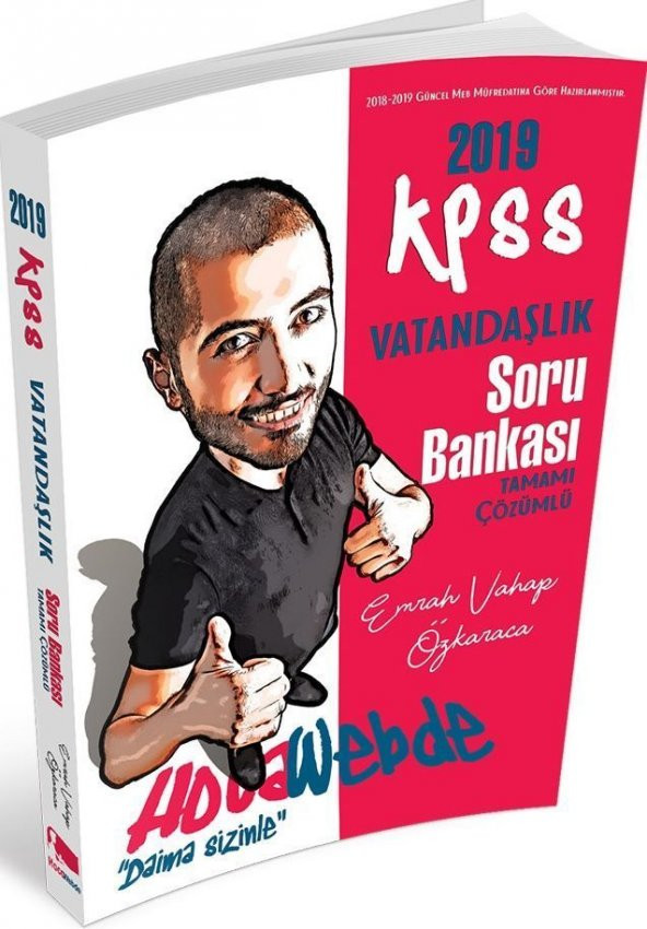 Hocawebde Yayınları 2019 KPSS Vatandaşlık Tamamı Çözümlü Soru Bankası