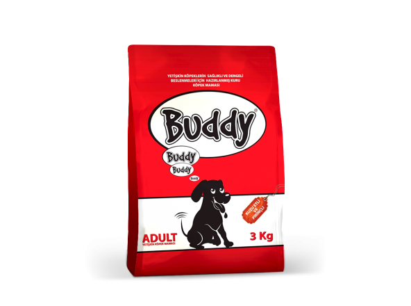 Buddy Kuzulu Yetişkin Köpek Maması 3 Kg.