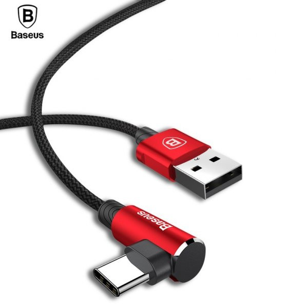 Baseus MVP Elbow Type Kablo USB  Type-C 1,5A 2M  Kırmızı