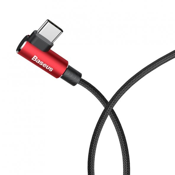 Baseus MVP Elbow Type Kablo USB  Type-C 2A 1M Kırmızı