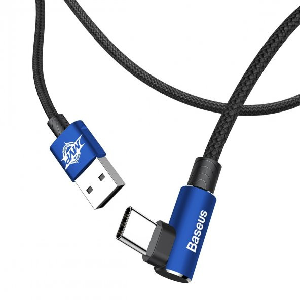 Baseus MVP Elbow Type Kablo USB  Type-C 1,5A 2M  Mavi