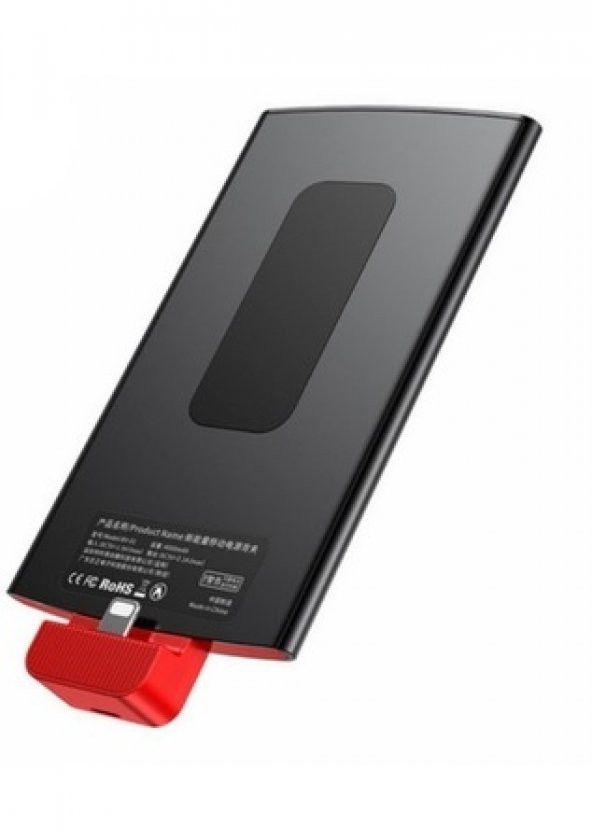 Baseus New Energy Backpack Powerbank 4000mAh Siyah/Kırmızı