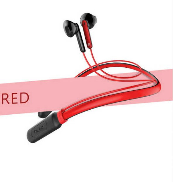 Baseus Encok Boyun askılı Bluetooth Kulaklık S16  Kırmızı