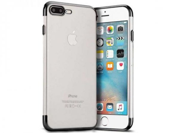 Baseus Glitter Kılıf (PC) iPhone 7 Plus / 8 Plus Siyah