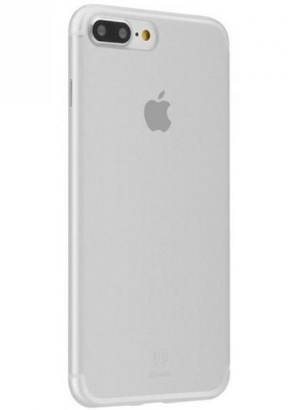 Baseus Slim Kılıf iPhone 7 Plus / 8 Plus Şeffaf Beyaz