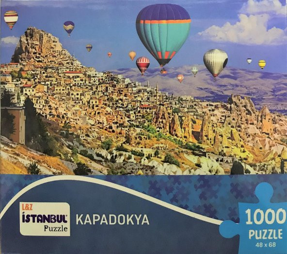 İstanbul Puzzle 1000 Parça Puzzle "Kapadokya" Küçük Kutulu 48x68