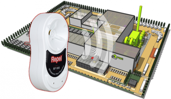 Repel RF 600 Ultrasonik Fare Akrep Kovucu Cihaz Hızlı Etki - 2