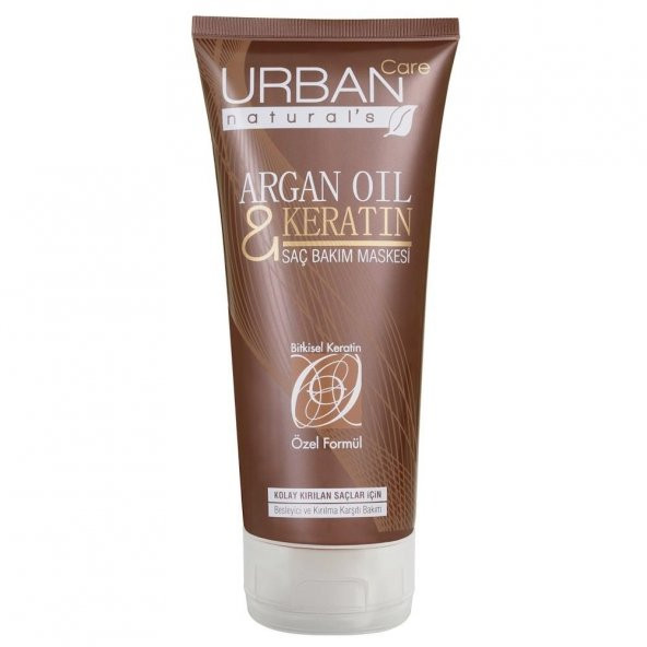Urban Care Argan Oil & Keratin Hair Mask Besleyici ve Kırılma Kar