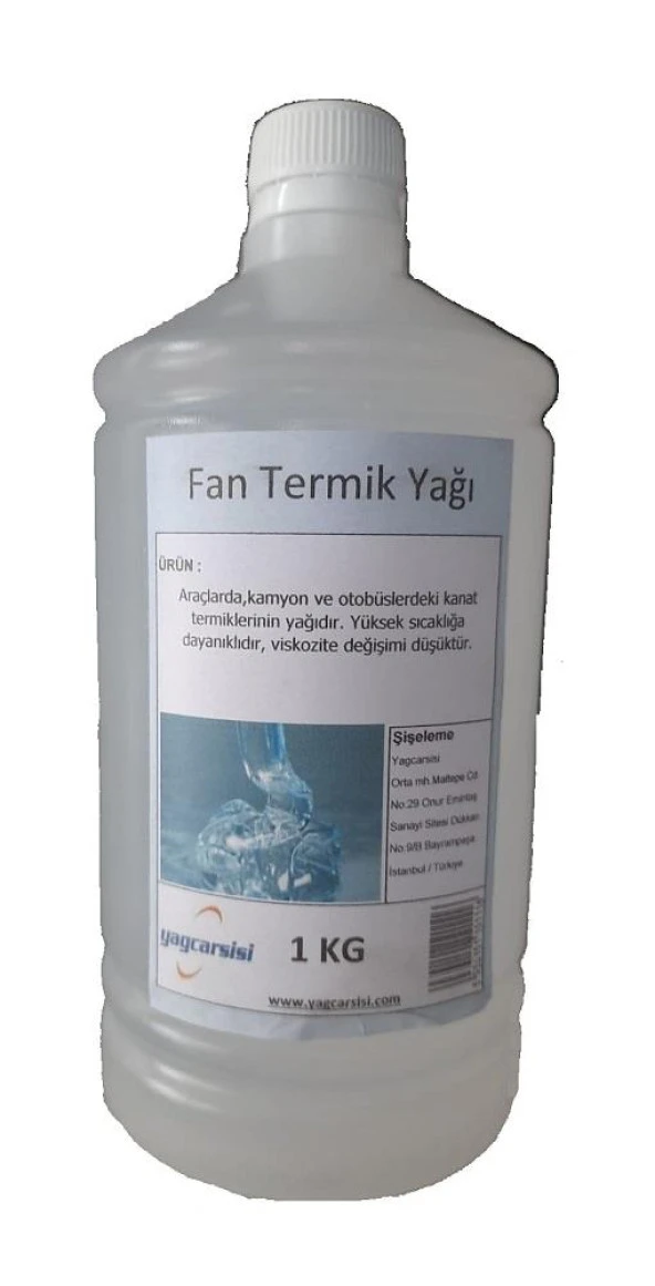 FAN TERMİK YAĞI - 1 KG