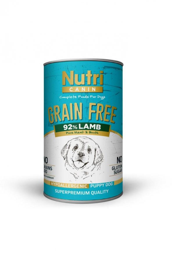 Nutri Canin Kuzu-Patates Tahılsız Yavru Konserve 400 Gr X 6 Adet