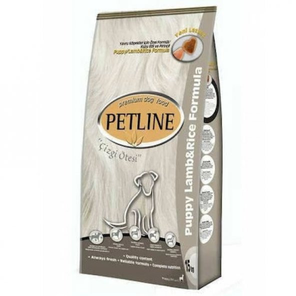 Petline Dog Puppy Yavru Köpek Maması Kuzu Etli Pirinçli 15 kg