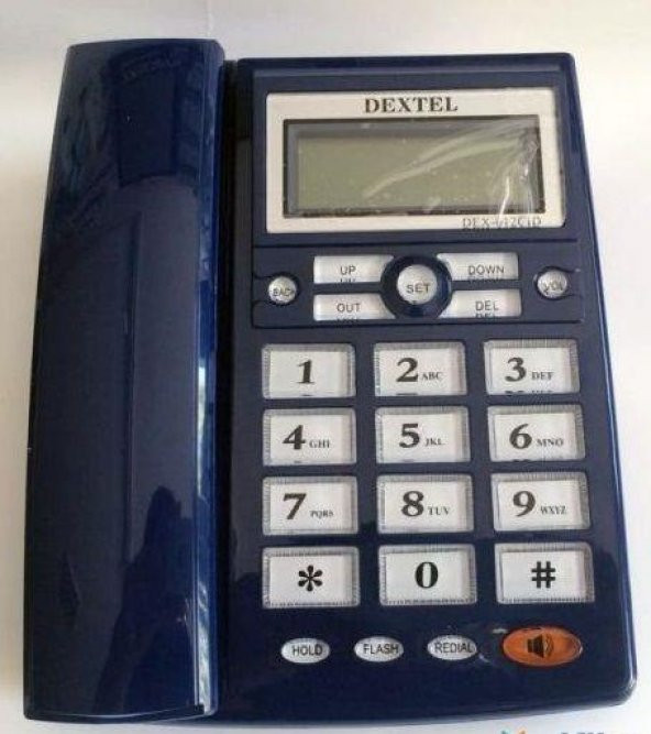 DEXTEL DEX-012CID KABLOLU MASA TELEFONU MAVİ