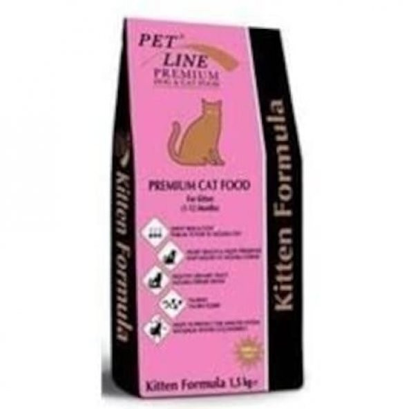Petline Cat Premium Yavru Kedi Maması Kitten 1,5 kg Mini Bag(Net)