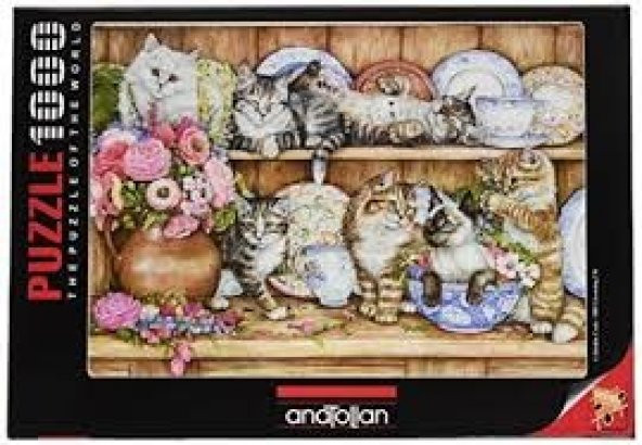Anatolian Puzzle Yavru Kediler 1000 Parça Puzzle