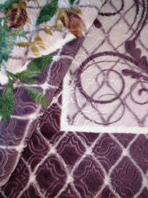 Aksu Çift Kişilik Vizon Battaniye, Pembe Serisi Karma Gönderim - Resim 3