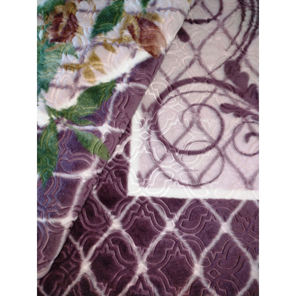 Padişah Çift Kişilik Vizon Battaniye, karma gönderim - 8