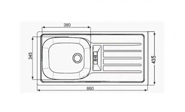 ARTENOVA TEZGAHA SIFIR KETEN DOKULU D-T 86X43,5 SAG EVYE - 3
