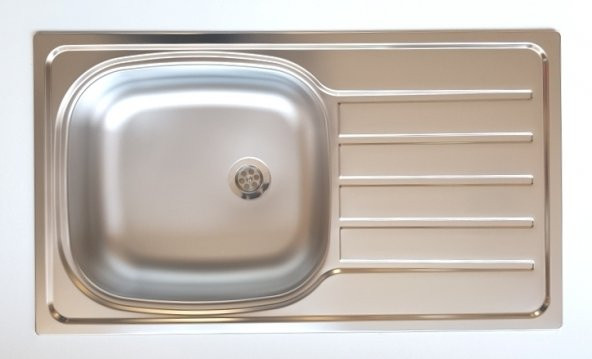 ARTENOVA PASLANMAZ ÇELİK DELİKSİZ MUTFAK EVYESİ 76X43,5 EVYE - 2