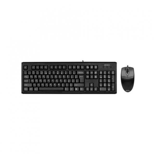 A4 Tech KM-72620D Klavye Mouse Set / Siyah / USB
