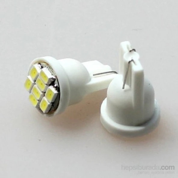 KRC 8 Ledli T10 BEYAZ Park Ampulü 2 Adet