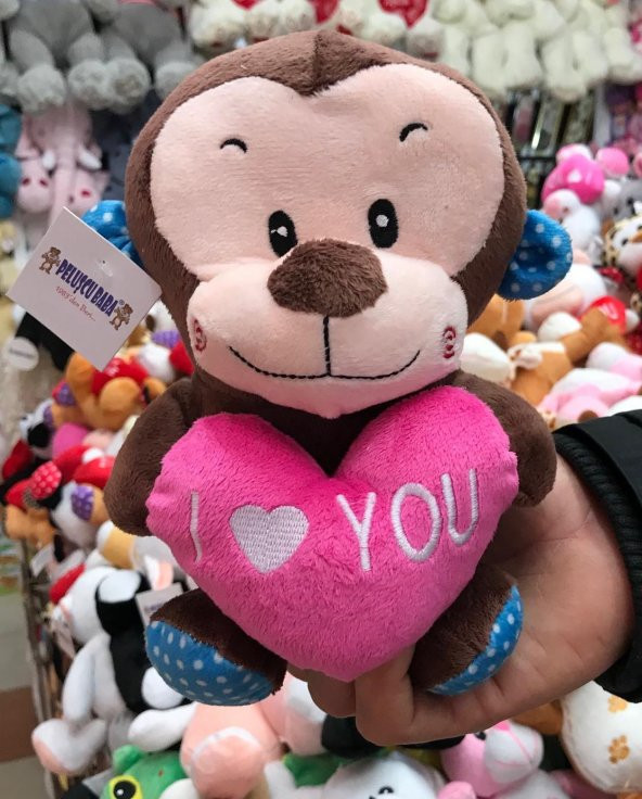 25CM KALPLİ ŞİRİN MAYMUN PELUŞ OYUNCAK KALİTELİ SAĞLIKLI! PELUŞCU