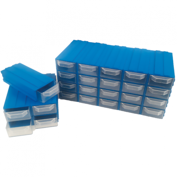 Akar ES 52 Plastik Çekmeceli Kutu (25'li Paket) 55x120x30mm - 3