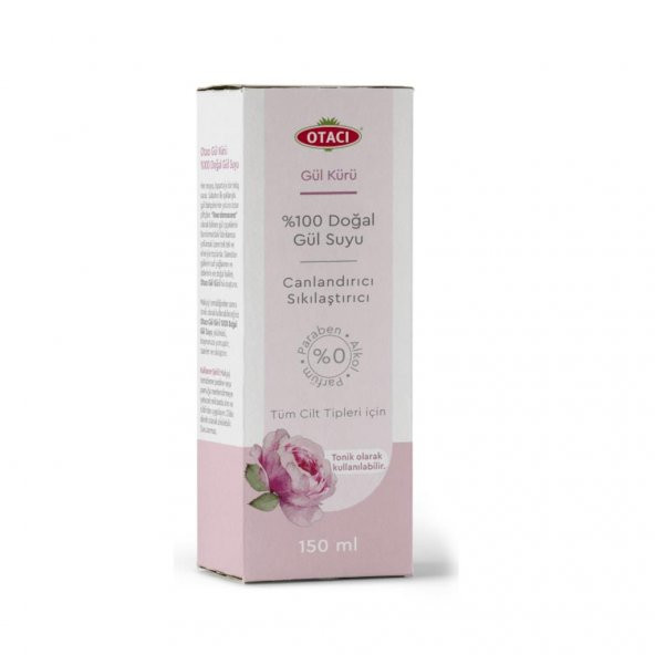 Otacı Gül Kürü 100 Doğal Gül Suyu 150ml Canlandırıcı Sıkılaştırıcı