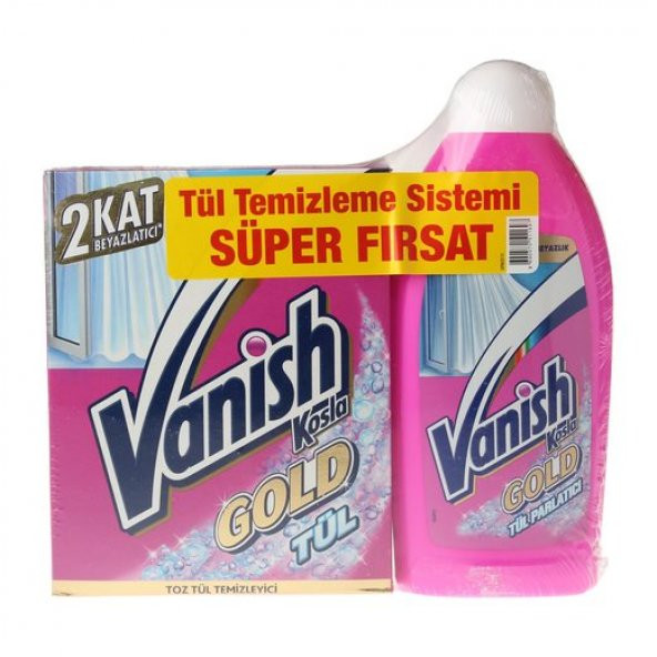 Vanish Tül Toz 450 gr + Tül Parlatıcı 500 ml