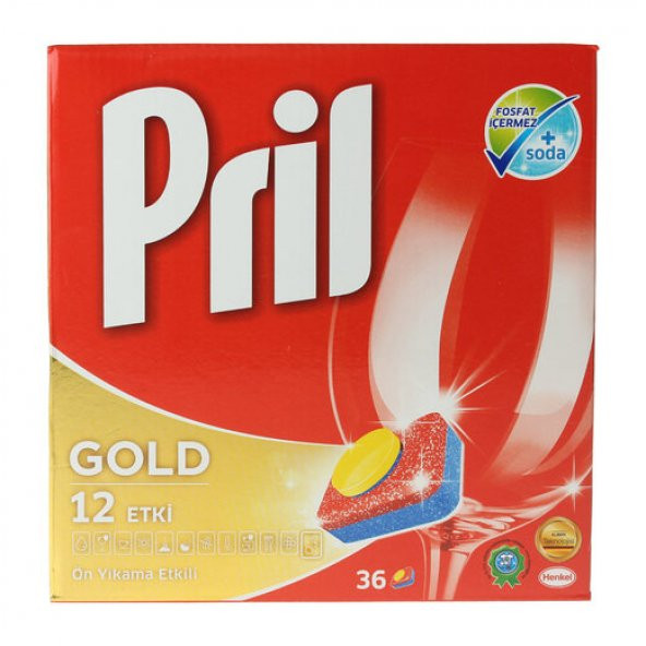 Pril Tablet Gold 36lı