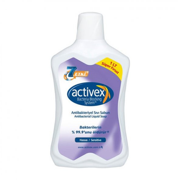 Activex Sıvı Sabun Antibakteriyel 1 L