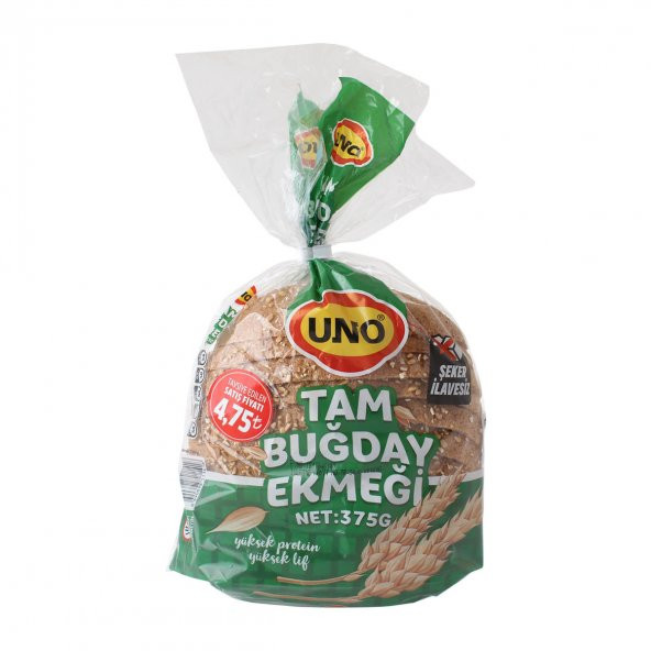 Uno Tam Buğday Ekmek 375 gr - 2