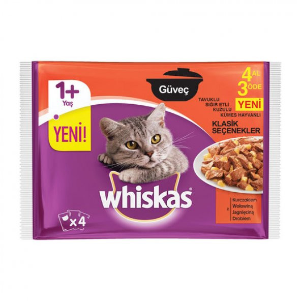 Whiskas Multipack Kedi Maması 4X85 gr