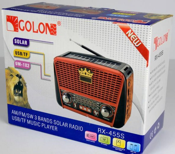 Golon Taşınabilir Nostalji Görünümlü Radyo