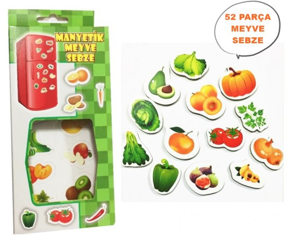 Manyetik Meyve Sebze Eğitici Oyun