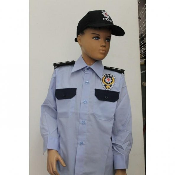 Erkek Çocuk Asayiş Polis Kostümü - 2