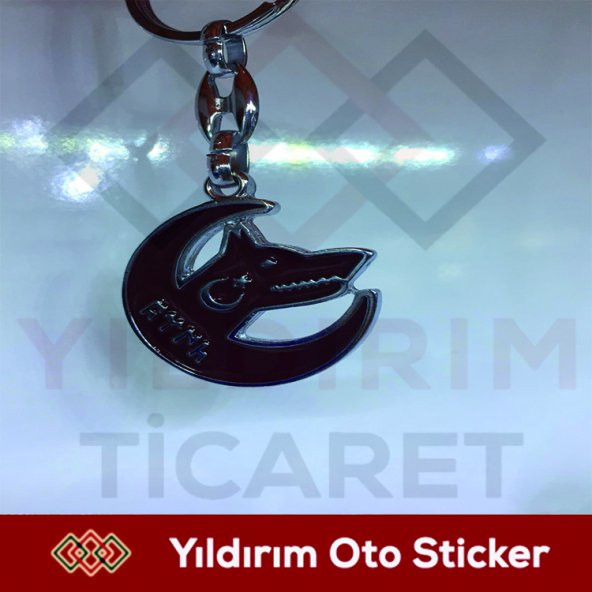 Kişiye Özel Ay Yıldız Ve Bozkurt Pleksi Araba Dikiz Aynası Süsü - 4