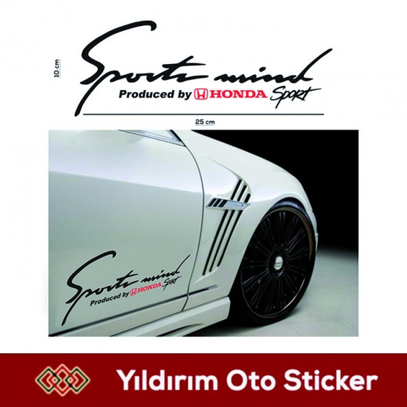 PRODUCED BY HONDA STİCKER