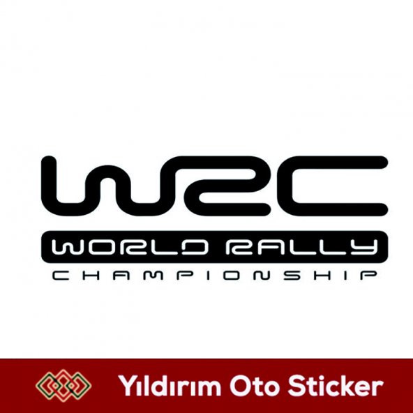 WRC WORLD RALLY CHAMPİONSHİP STİCKER