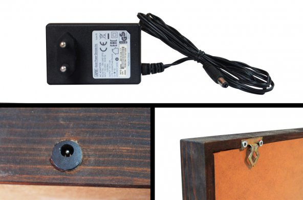 Dodge Kırmızı Ledli Dekoratif Ayna - 4