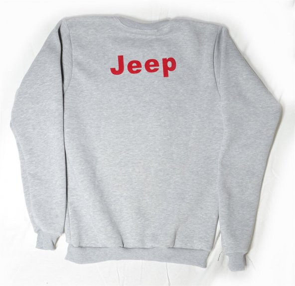 Jeep Logolu Gri M Sweatshirt