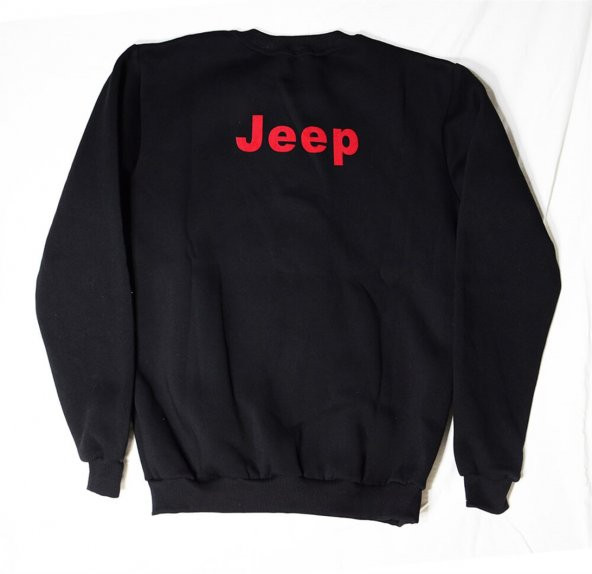 Jeep Logolu Siyah XL Sweatshirt