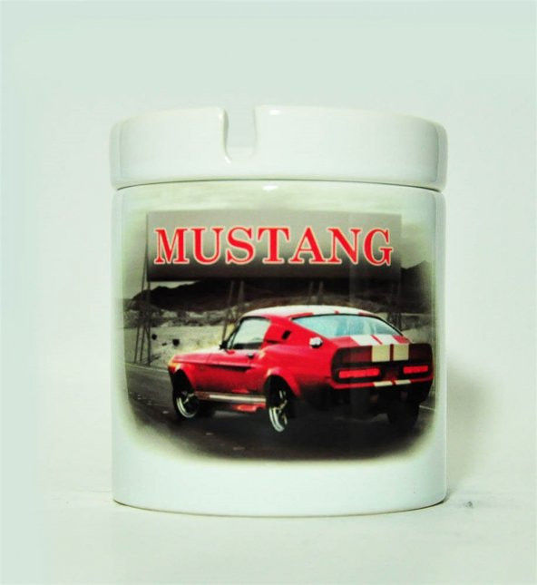 Ford Mustang Baskılı Kül Tablası