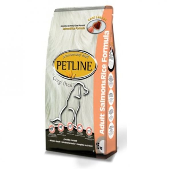 Petline Dog Somonlu Pirinçli Köpek Maması Salmon-Rice 15 kg(Net)