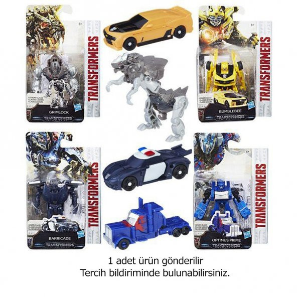 Transformers 5 Mini Figür Karekter Dönüşebilen Robot Araba