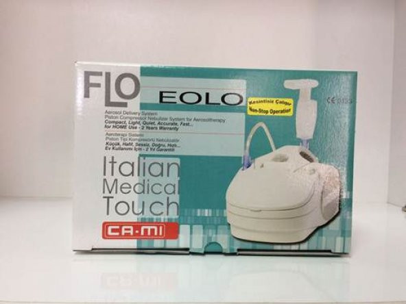 FloEolo Kompresörlü Nebulizatör Cihazı Buhar Makinası İlaç Tedavi İçin (Çocuk Yetişkin Maskeli)