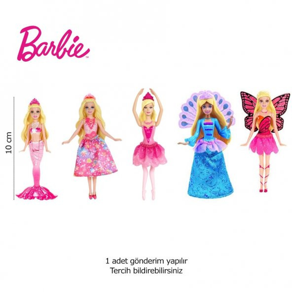 Barbie Güzel Prensesle Oyuncak Bebek Kız Evcilik Oyuncakları